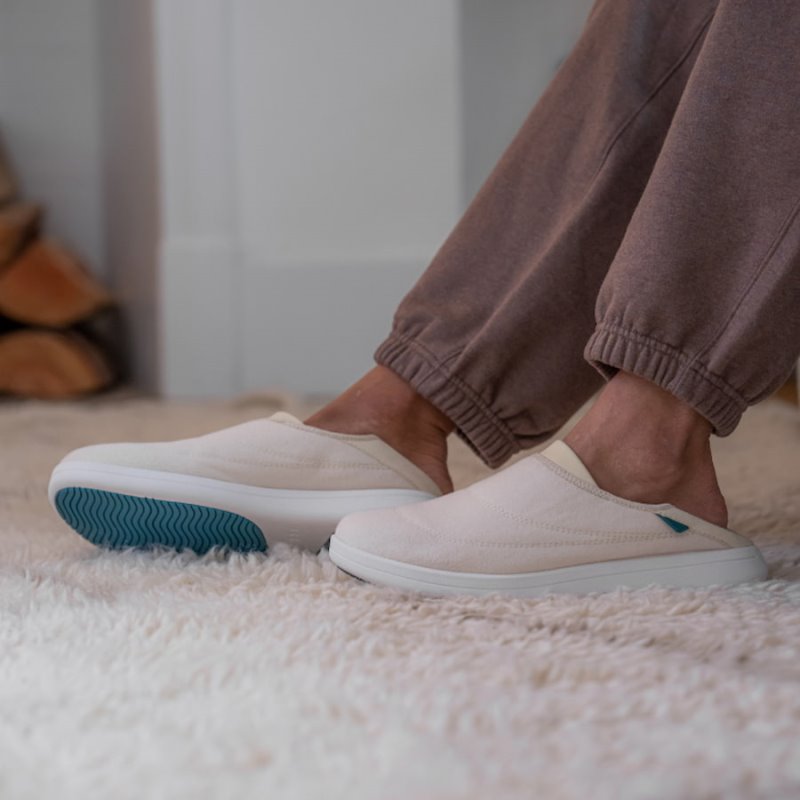 Beige Vessi Sunday Slippers Men's Waterproof Shoes | CB2nHeJ