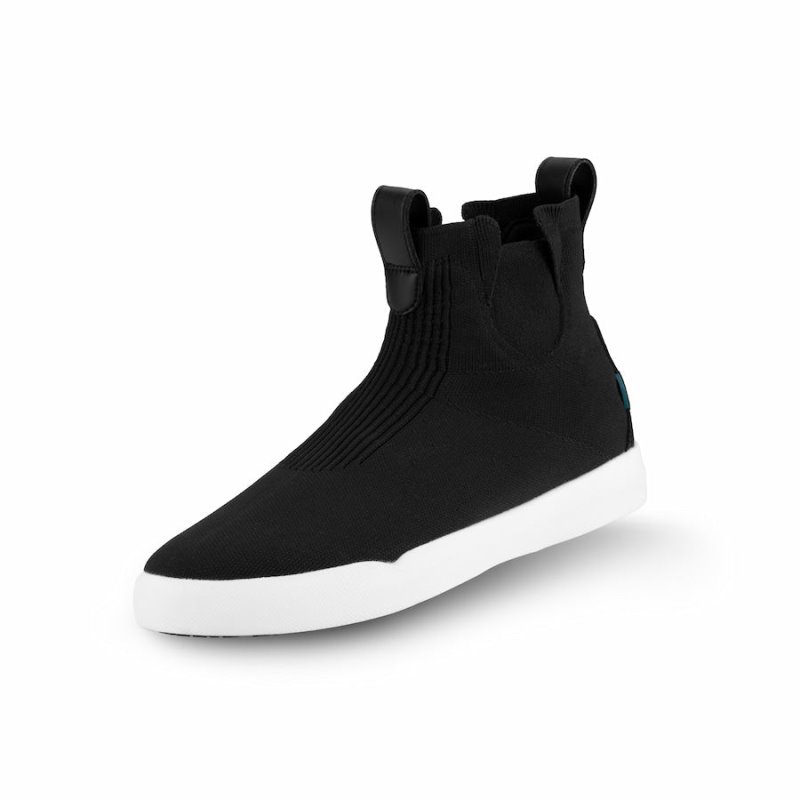 Black Vessi Weekend Chelsea Men's Waterproof Boots | EqSRDTM