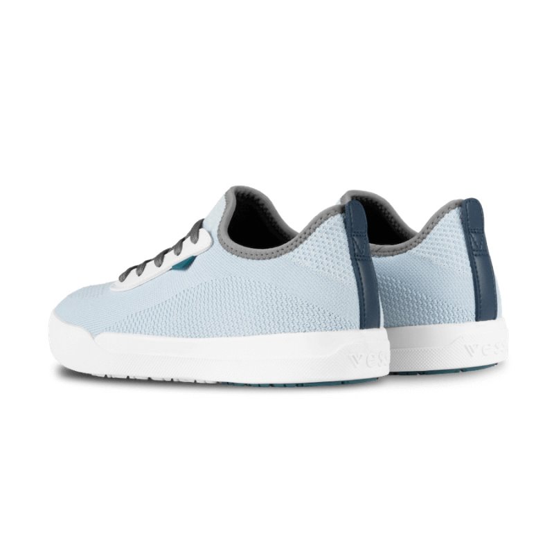 Blue Vessi Weekend Men's Waterproof Sneakers | MHPsRIK