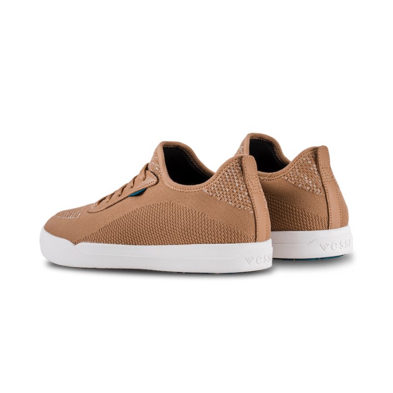 Brown Vessi Weekend Women's Waterproof Sneakers | slSk9cH