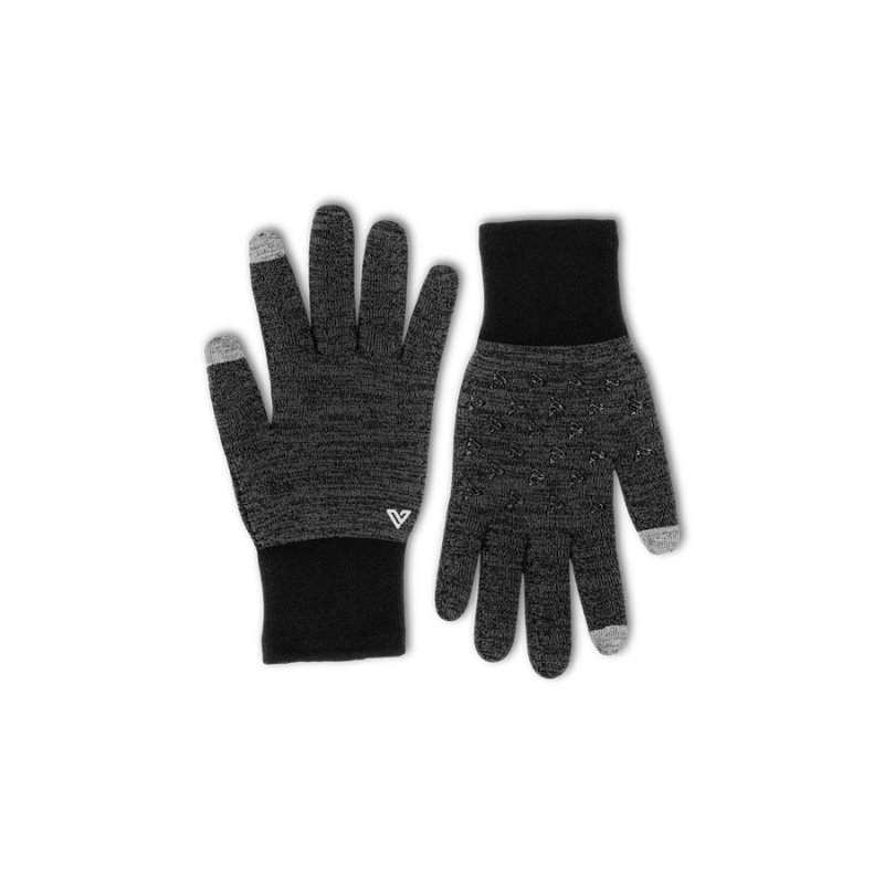 Dark Grey Vessi Waterproof Knit Gloves 3.0 Accessories Gloves | 6s5R5zd