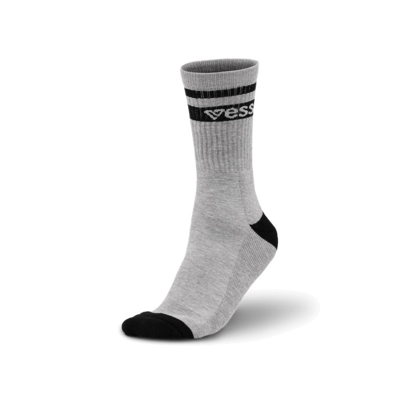 Grey Vessi Crew Socks Accessories Socks | FVB4d0z