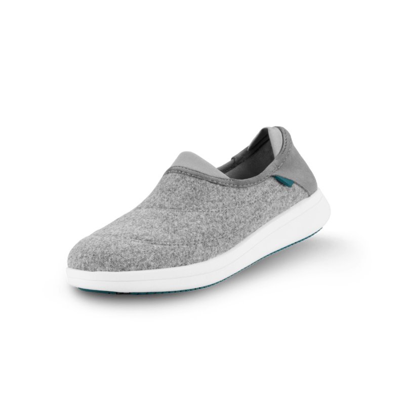 Grey Vessi Sunday Slippers Women\'s Waterproof Shoes | ZDXQE0u