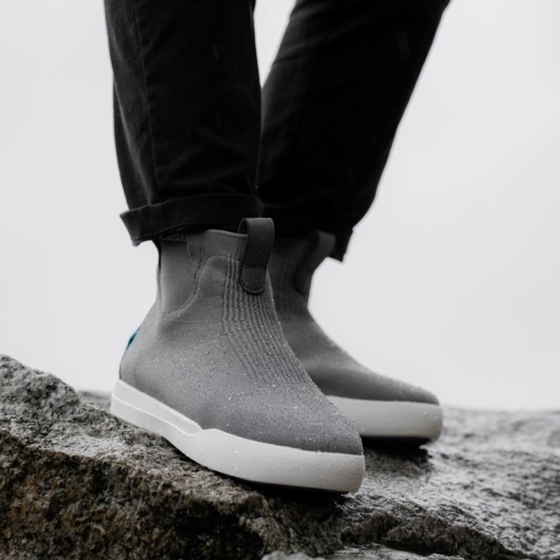 Grey Vessi Weekend Chelsea Men's Waterproof Boots | kYAxcyz