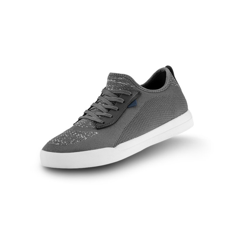 Grey Vessi Weekend Men\'s Waterproof Sneakers | 0TsTWQD