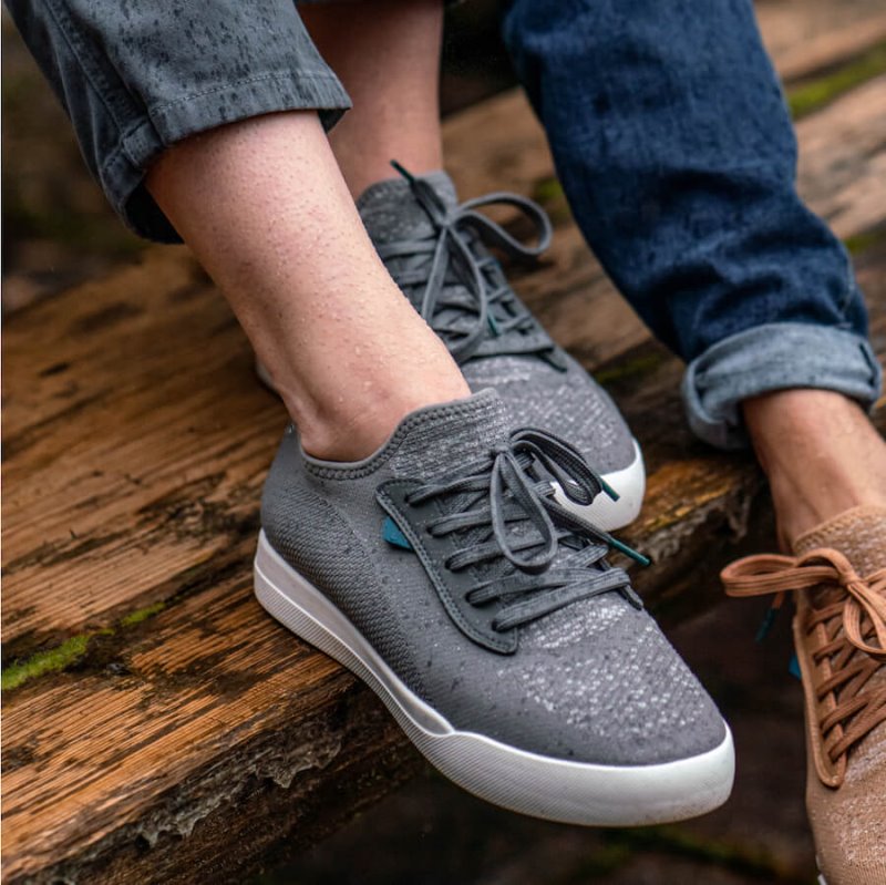 Grey Vessi Weekend Women's Waterproof Sneakers | 1TcD3uz