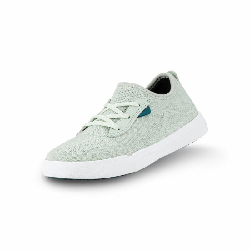 Light Green Vessi Weekend Kids' Waterproof Sneakers | Kw8oPy2