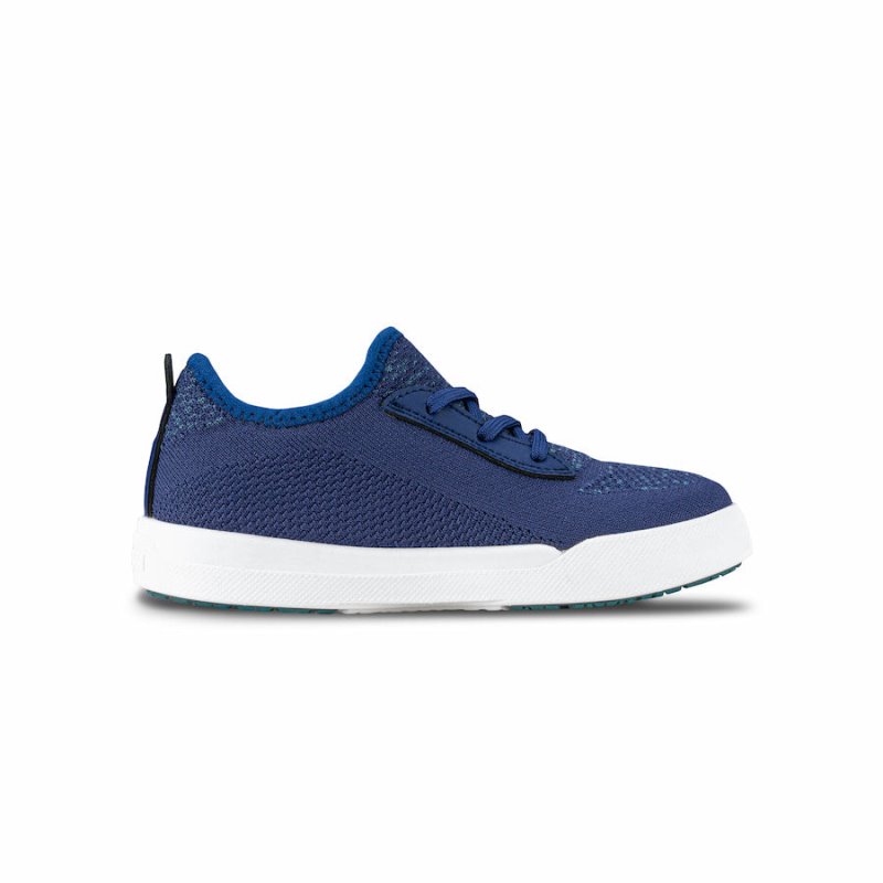 Navy Blue Vessi Weekend Kids' Waterproof Sneakers | il9nePm