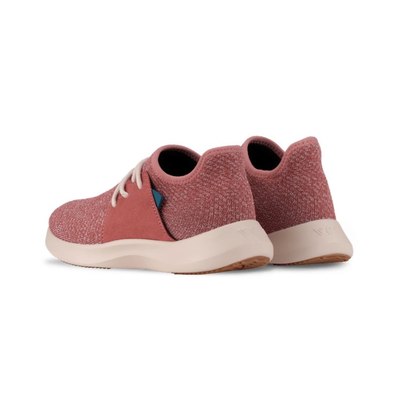 Pink Red White Vessi Everyday Classic Women's Waterproof Shoes | De2iRCy