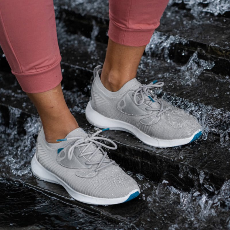 Titanium Grey Vessi Everyday Move Women's Waterproof Sneakers | eUlODWX