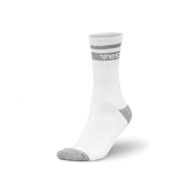 White Vessi Crew Socks Accessories Socks | kvF4rNR