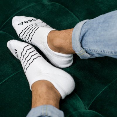 White Vessi Ankle Socks Accessories Socks | YKIVmRF